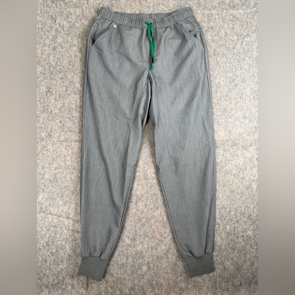 Figs Men M Tansen Jogger Scrub Pants Solid Gray Drawstring Stretch Pockets Nurse
